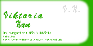 viktoria nan business card